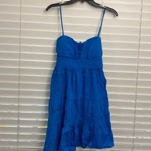 City Triangles blue space strap dress size juniors 9